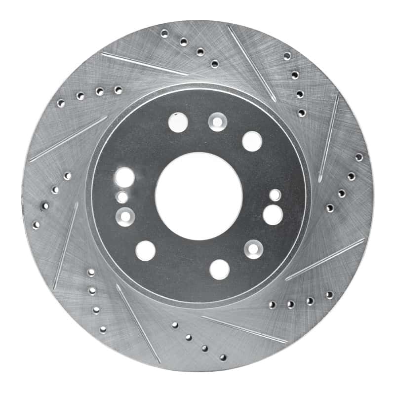 DFC — DFC 05-20 Cadillac Escalade EXT Front Right Drilled & Slotted Silver Brake Rotor - view 1