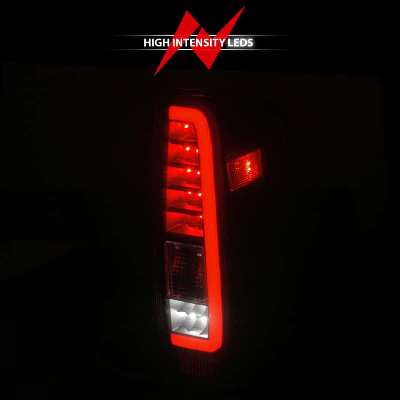 ANZO — ANZO 2005-2021 Nissan Frontier LED Taillights Black Housing/Clear Lens - view 12