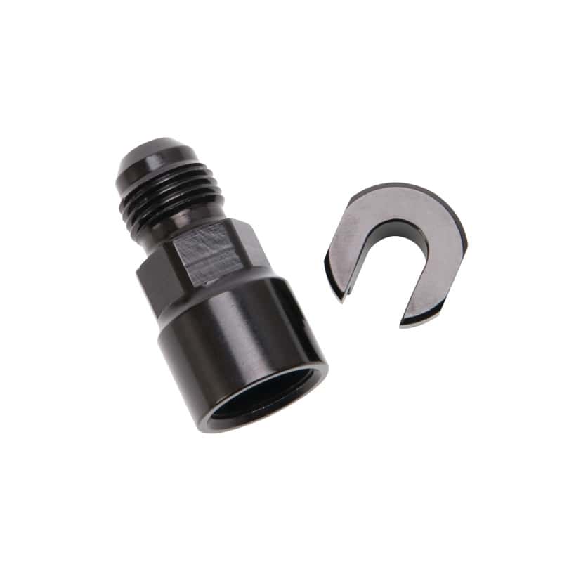 Russell — Russell Performance -6 AN Male to 5/16in SAE Quick-Disconnect Female (Black Single)
Adapter Fitting - view 5