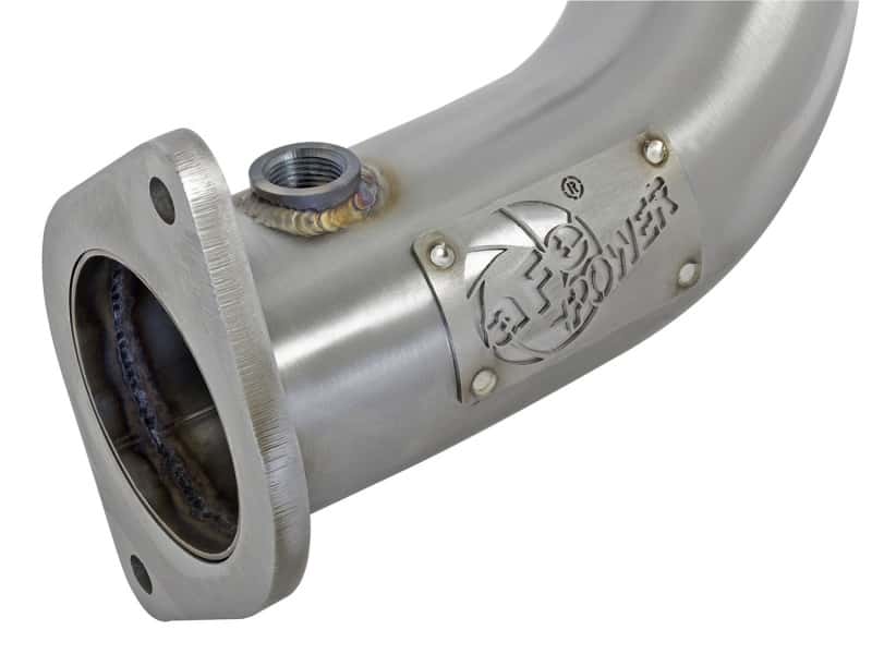 aFe — aFe Twisted Steel Down-Pipe Catted 13-16 Cadillac ATS L4-2.0L (t)
Stainless Downpipe - view 5