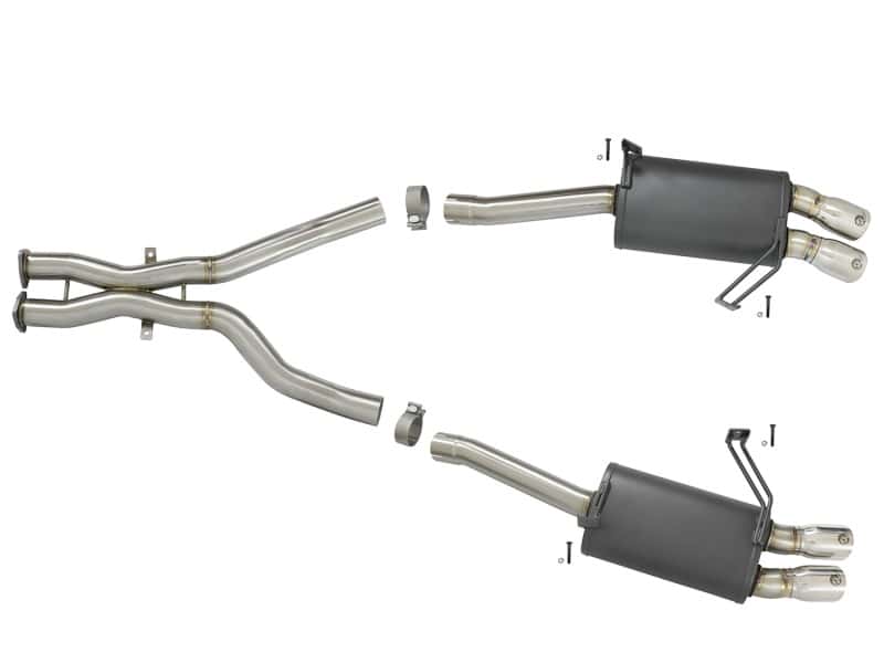 aFe — aFe MACH Force-Xp 2-1/2in 304 SS Cat-Back Exhaust w/Polished Tips 05-08 BMW Z4 M Coupe (E86) L6 3.2L
Cat-Back Exhaust - view 5