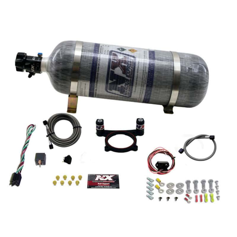 Nitrous Express — Nitrous Express 11-15 Ford Mustang GT 5.0L Coyote 4 Valve Nitrous Plate Kit (50-200HP) w/Comp Bottle
Injection System Kit
N2OSys - view 3