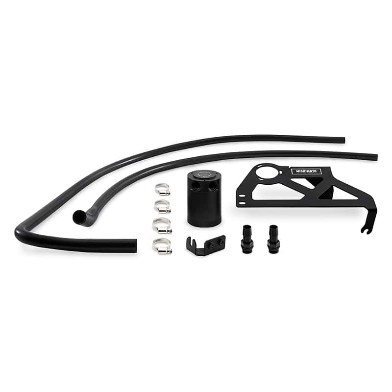 Mishimoto — Mishimoto 12-18 Jeep Wrangler JK Baffled Oil Catch Can Kit - Black
Oil Catch Can Kit - view 1