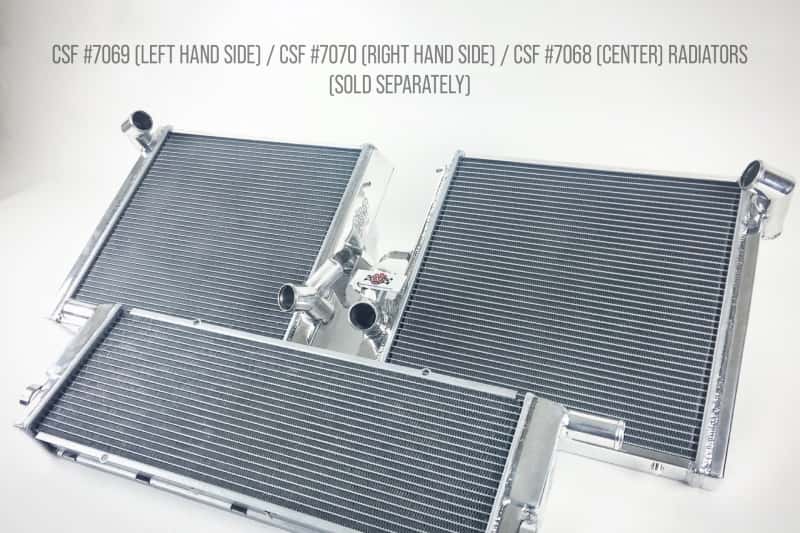 CSF — CSF Porsche 911 Turbo/GT3 RS/GT4 (991) Center Radiator
CSF Radiator - view 4