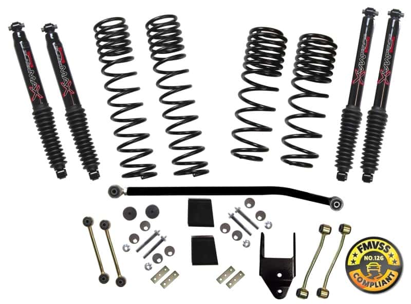 Skyjacker — Skyjacker 2018 Jeep Wrangler JL 4 Door 4WD (Non-Rubicon) Long Travel 2 Stage 3.5in-4in Coil System
LIFT KIT - view 1