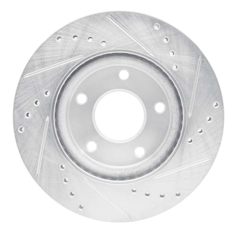 R1 Concepts — R1 13-19 Nissan SENTRA Front Left Drilled & Slotted Silver Brake Rotor
R1 Brake Rotor Drill - view 5
