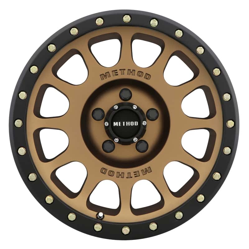 Method Wheels — Method MR305 NV 18x9 +25mm Offset 5x150 116.5mm CB Method Bronze/Black Street Loc Wheel - view 2
