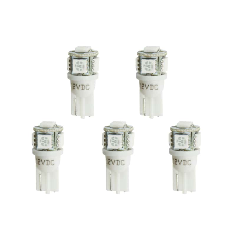 AutoMeter — Autometer LED Light Bulb Replacement - White 5 Pack
LED T3 BLB KT WHT 5 - view 1