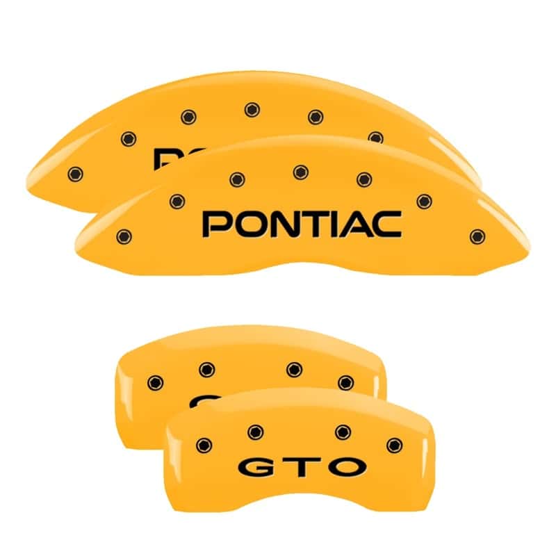 MGP — MGP 4 Caliper Covers Engraved Front Pontiac Rear Gto Yellow Finish Black Char 2004 Pontiac GTO
Caliper Covers - view 1