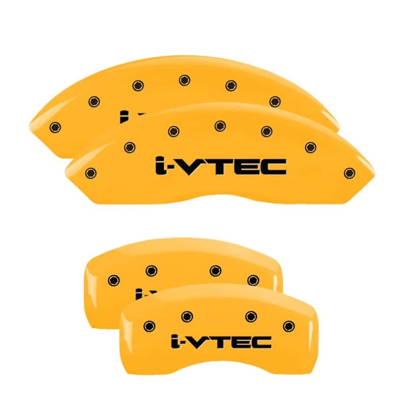 MGP — MGP 4 Caliper Covers Engraved Front & Rear I-Vtec Yellow Finish Black Char 2017 Acura RDX
Caliper Covers - view 1