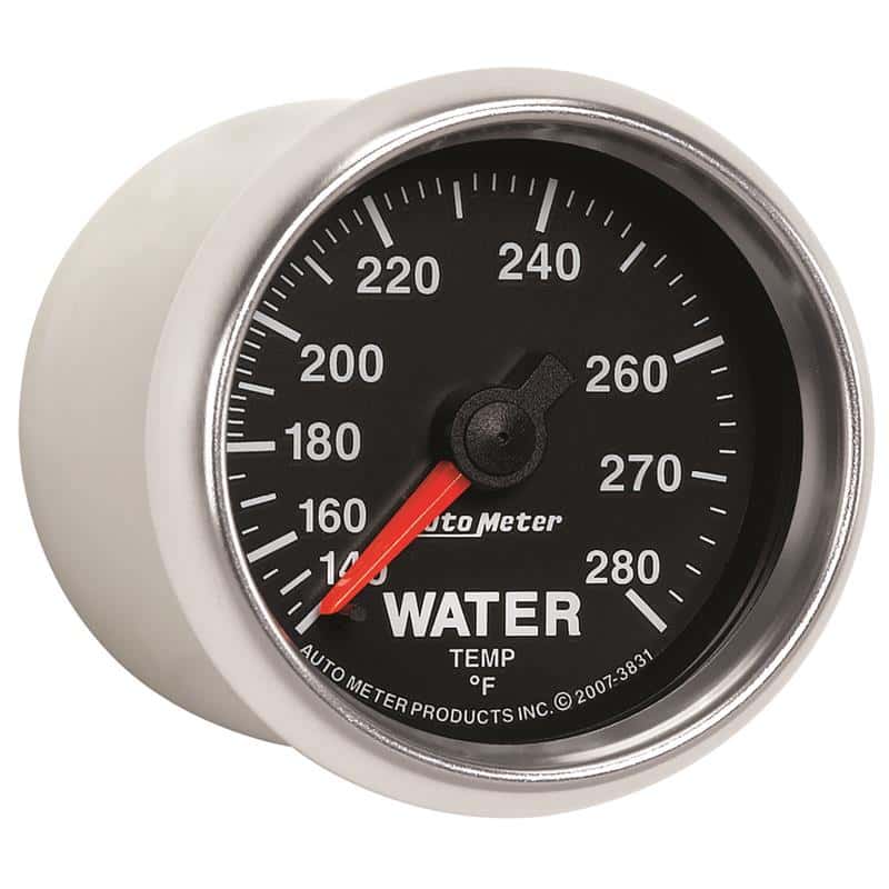 AutoMeter — AutoMeter Gauge Water Temp 2-1/16in. 140-280 Deg. F Mechanical Gs
2-1/16" WATER TEMP, - view 6