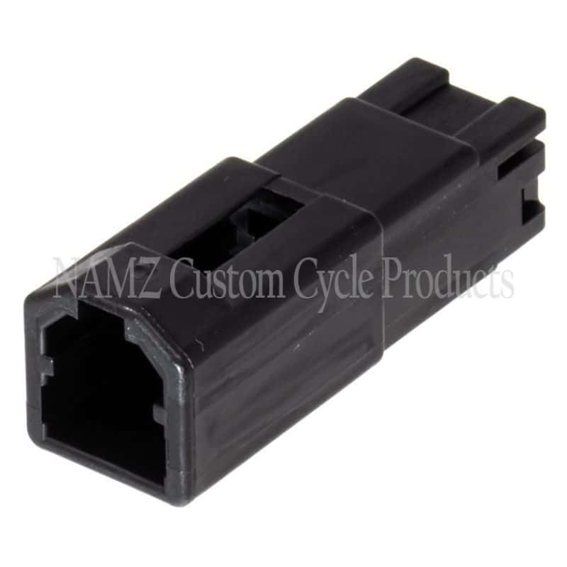 NAMZ — NAMZ AMP 040 Series 2-Position Male Wire Cap Housing Connector (HD 72902-01BK) - view 1