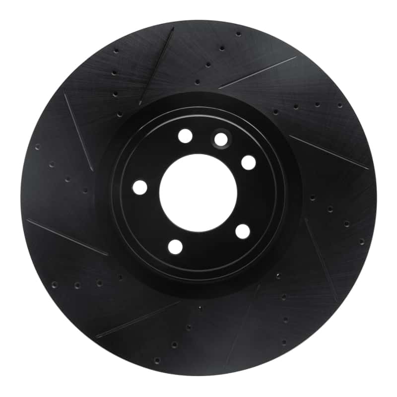 R1 Concepts — R1 18-25 Land Rover Defender 110 Front Left Drilled & Slotted Black Brake Rotor
R1 Brake Rotor Drill - view 1