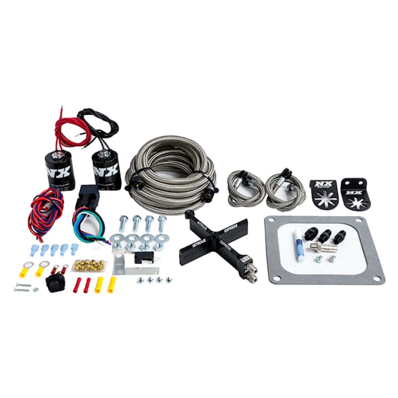 Nitrous Express — Nitrous Express 4500 Covert Crossbar Plate System Stage 6 50-300HP (w/o Bottle)
Injection System Kit - view 1
