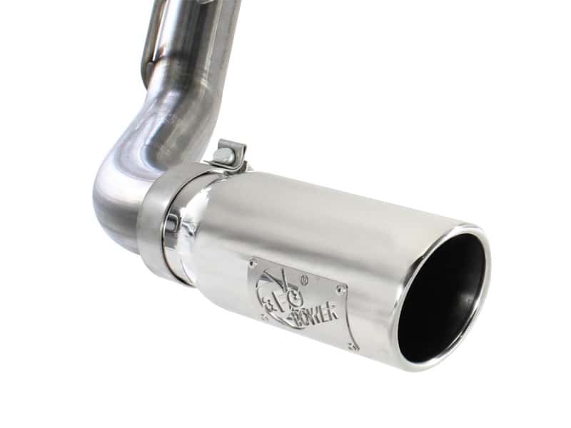 aFe — aFe MACHForce XP Exh CB, Stainless steel GM Silverado/Sierra 1500 2014 V*-5.3/6.2L Polished tip
Cat-Back Exhaust - view 4