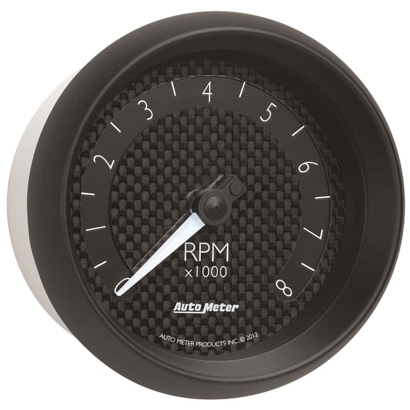 AutoMeter — Autometer GT Series 3-3/8in In Dash 8K RPM Tachometer
3-3/8" TACH, 8,000 R - view 11