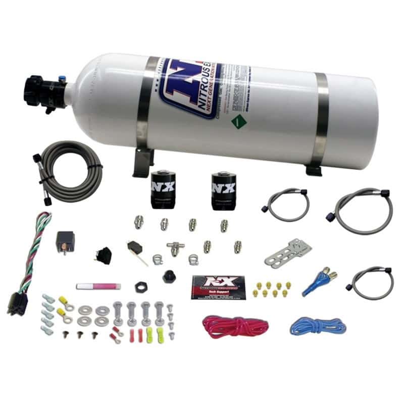 Nitrous Express — Nitrous Express All Sport Compact EFI Single Nozzle Nitrous Kit (35-50-75 HP) w/15lb Bottle
Injection System Kit
N2OSys - view 1