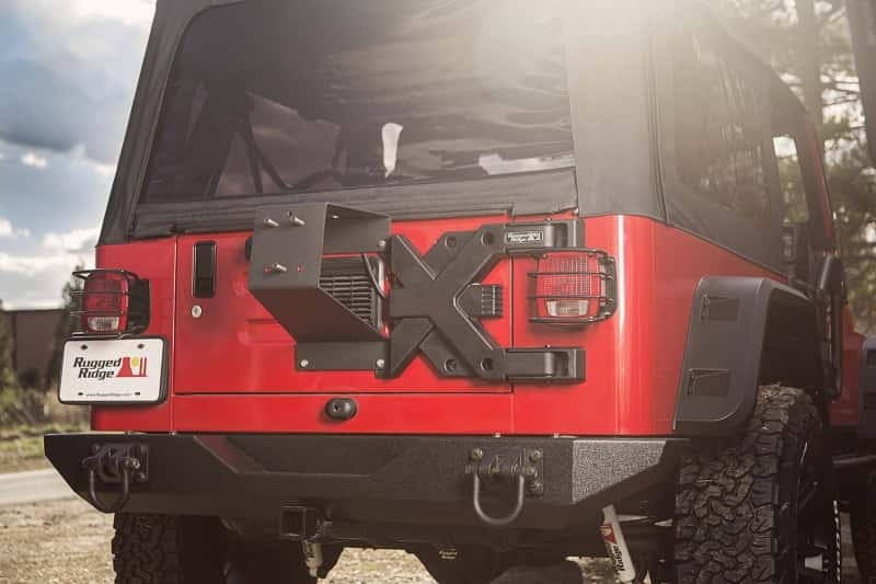 Rugged Ridge — Rugged Ridge Spartacus HD Tire Carrier Kit 97-06 TJ
Spare Tire Carrier
OFFROAD_BUMPERS - view 3