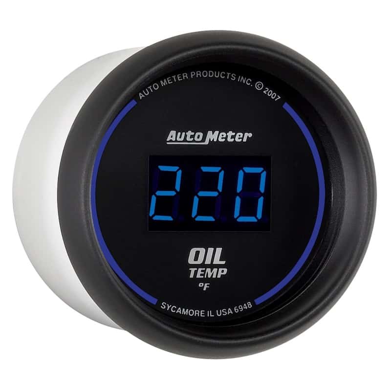 AutoMeter — Autometer Cobalt Digital 52.4mm 0-340 deg F Oil Temperature Gauge
GA 2" OILT 340F CBD - view 6