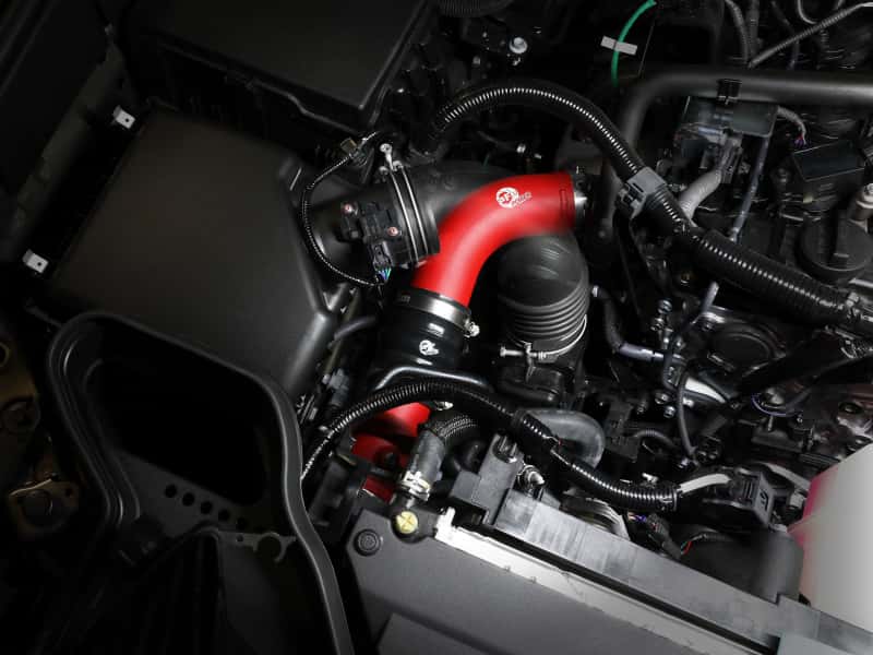 aFe — aFe 2024+ Toyota Tacoma BladeRunner 2.5in & 3in Aluminum Hot & Cold Charge Pipe Kit - Red
Charge Pipe Kit - view 8