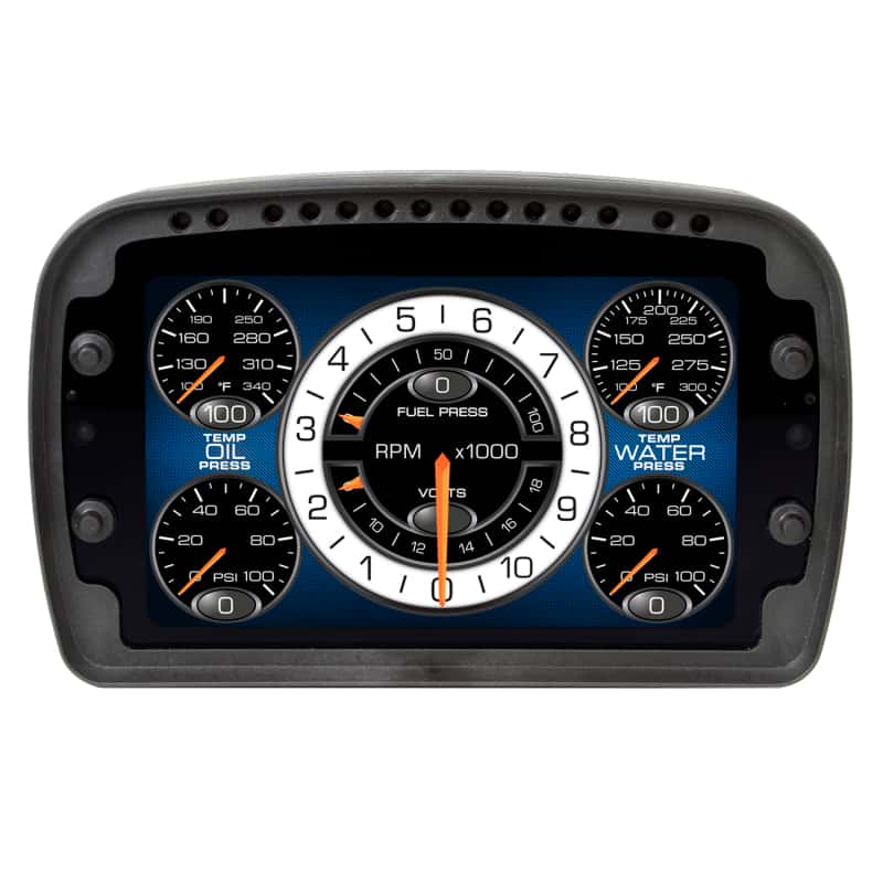 AutoMeter — Autometer Racing Instrument Display Color LCD Including Shift and Alarm Lights Datalogging CD7
LCD COMPETITION DASH - view 10