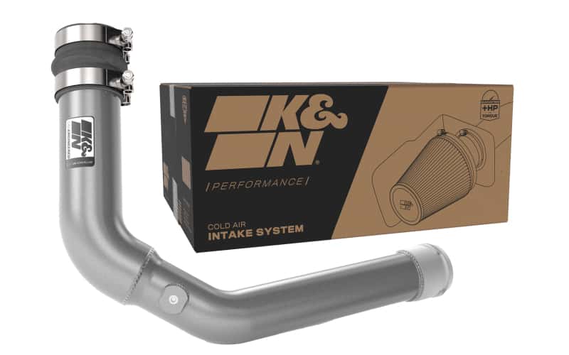 K&N Engineering — K&N 22-23 Subaru WRX 2.4L H4 Aluminum Charge Pipe Kit - Gunmetal Gray - view 6
