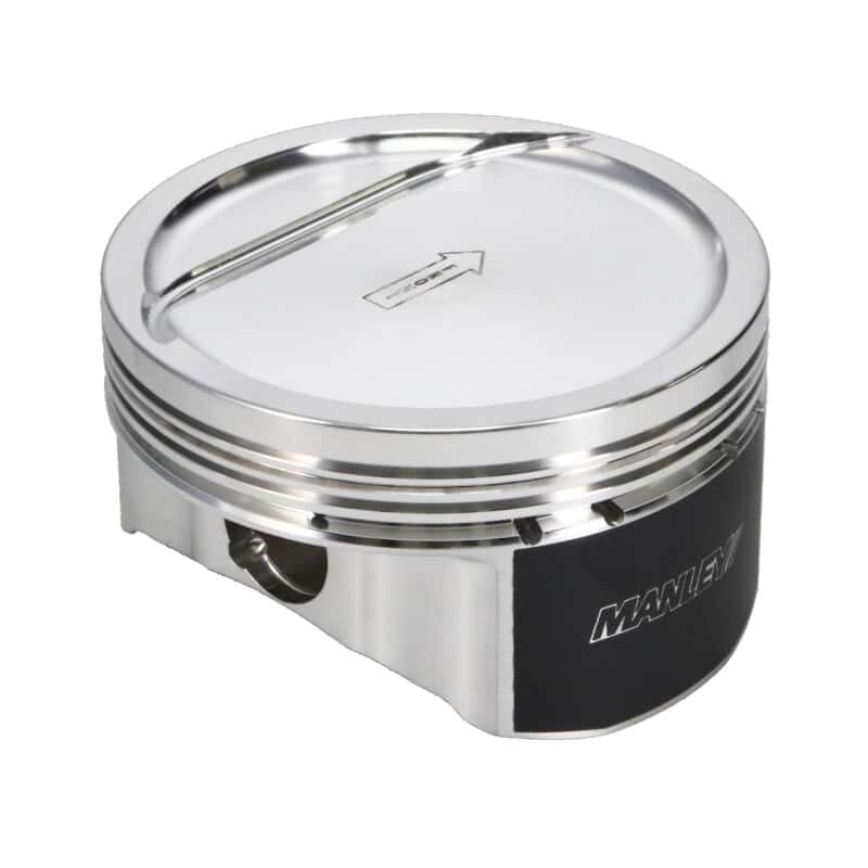 Manley Performance — Manley Small Block Chevrolet LS Series 4.075in Bore -18cc Dish 3.662in Stroke Platinum
Piston Set - view 3