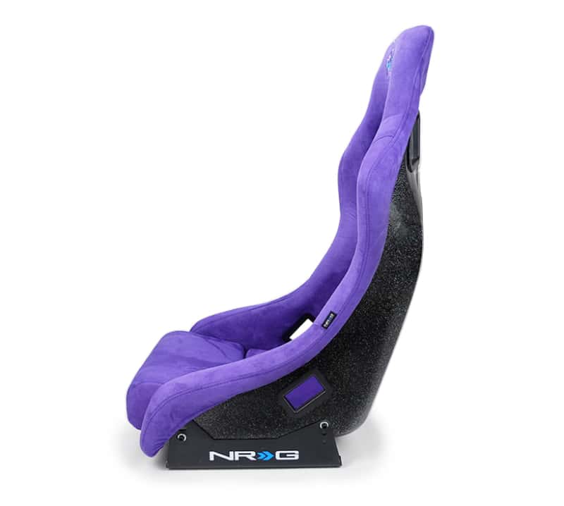 NRG — NRG FRP Bucket Seat PRISMA Edition w/ Pearlized Back Purple Alcantara - Medium - view 7