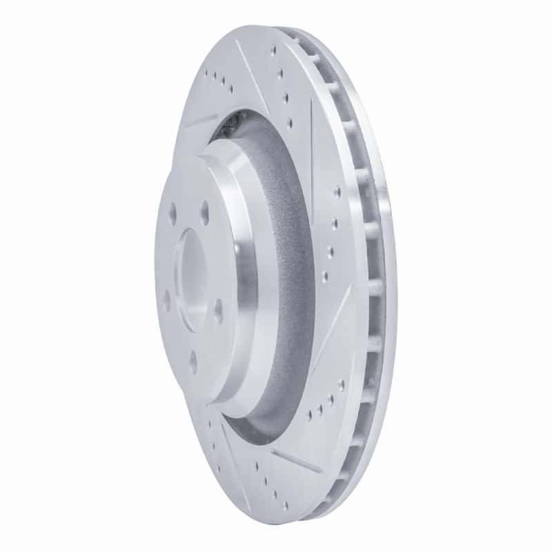 R1 Concepts — R1 05-23 Chrysler 300 Rear Right Drilled & Slotted Silver Brake Rotor
R1 Brake Rotor Drill - view 2