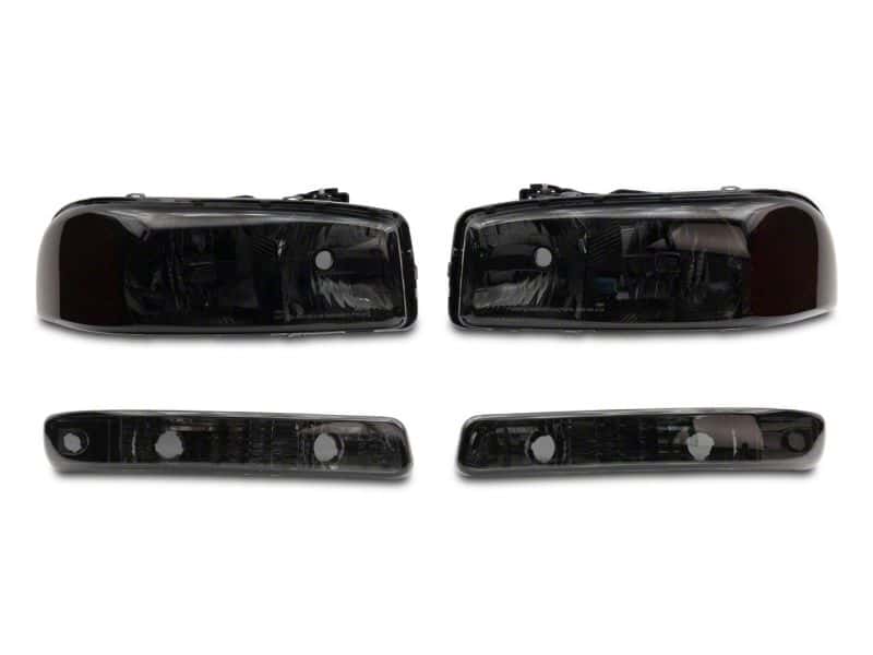 Raxiom — Raxiom 99-06 GMC Sierra 1500 Axial Series OEM Crystal Rep Headlights- Chrome Housing- Smoked Lens
Headlights - view 2