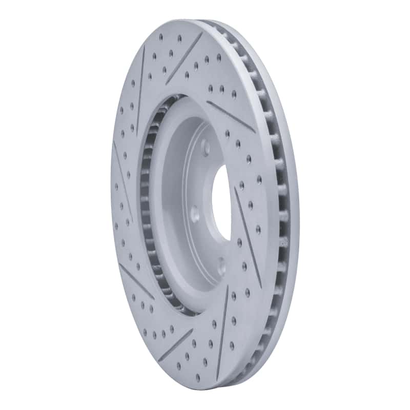 R1 Concepts — R1 13-25 Infiniti Jx35 Front Right Drilled & Slotted Geo-Carbon Rotor - view 4