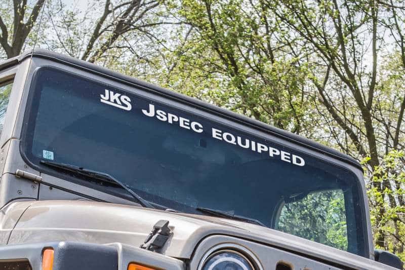 JKS Manufacturing — JKS Manufacturing JSPEC Equipped Decal
Windshield Decal - view 1