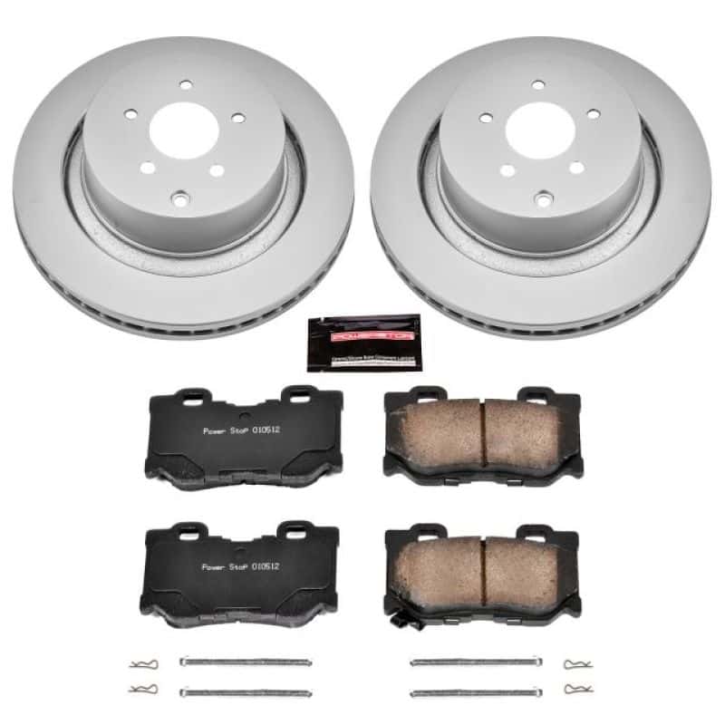 PowerStop — Power Stop 09-13 Infiniti FX50 Rear Z17 Evolution Geomet Coated Brake Kit - view 1