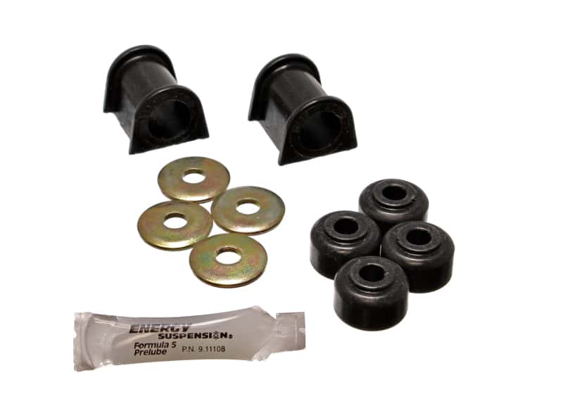Energy Suspension — Energy Suspension 90-94 Mitsubishi Eclipse AWD Black 20mm Front Sway Bar Bushings (Sway bar end link
Sway Bar Bushing Kit - view 3