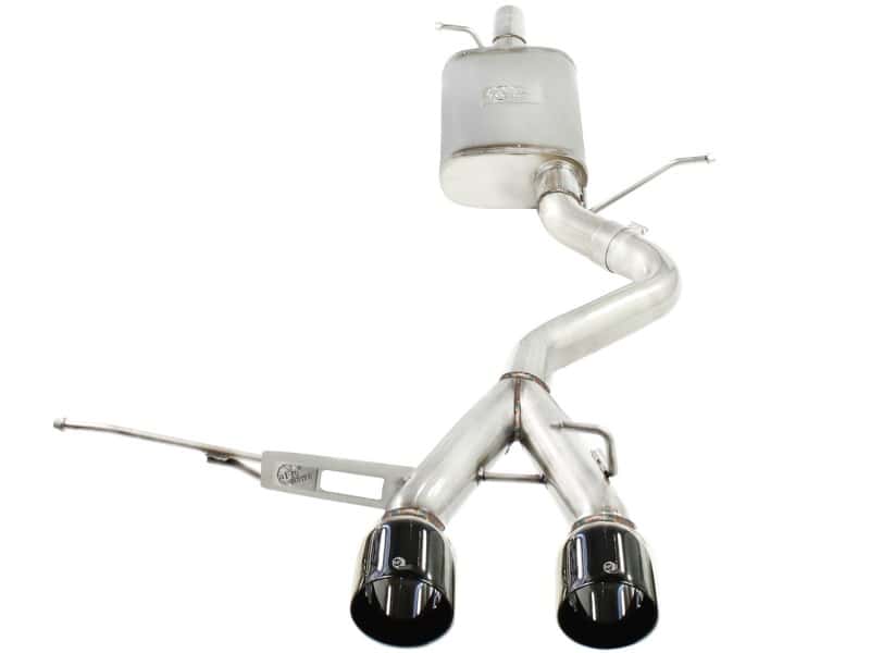 aFe — aFe MACHForce XP Exhaust 304SS Cat-Back w/ Black Tips 2008 VW Golf R32 V5 3.2L
Cat-Back Exhaust - view 2