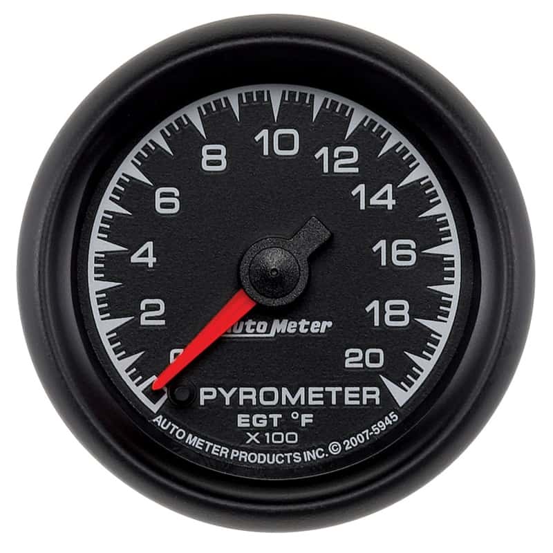 AutoMeter — Autometer ES 52mm Full Sweep Electronic 0-2000 Degree F EGT/Pyrometer Gauge
GA 2" EGT 2000F S ES - view 1