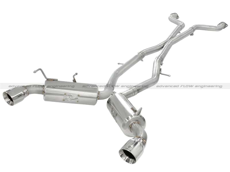 aFe — aFe Takeda 2.5inch SS Exhaust Cat-Back 09-13 Nissan 370Z V6 3.7L Polished Tips
Takeda ExhaustSystem
Cat-Back Exhaust - view 1