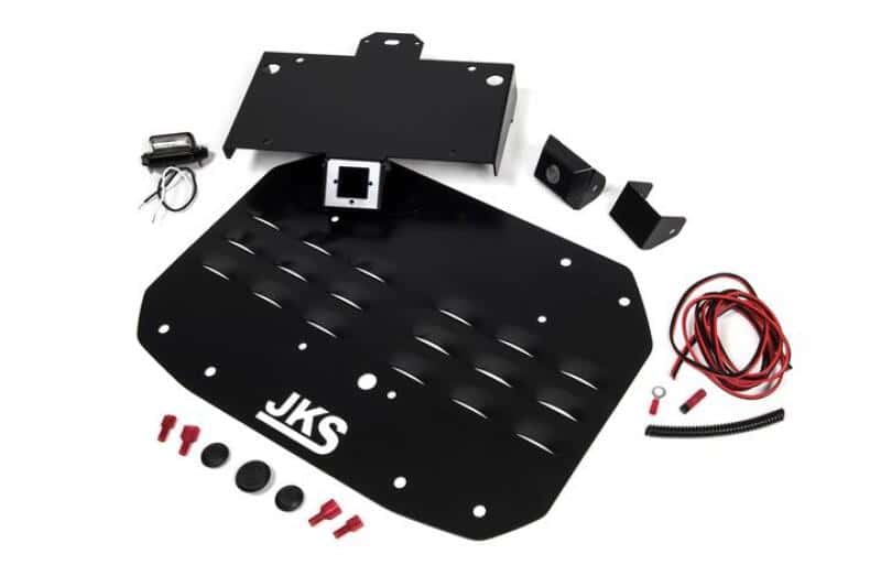 JKS Manufacturing — JKS Manufacturing Jeep Wrangler JL Tailgate Vent Cover w/ License Plate Relocation - view 6