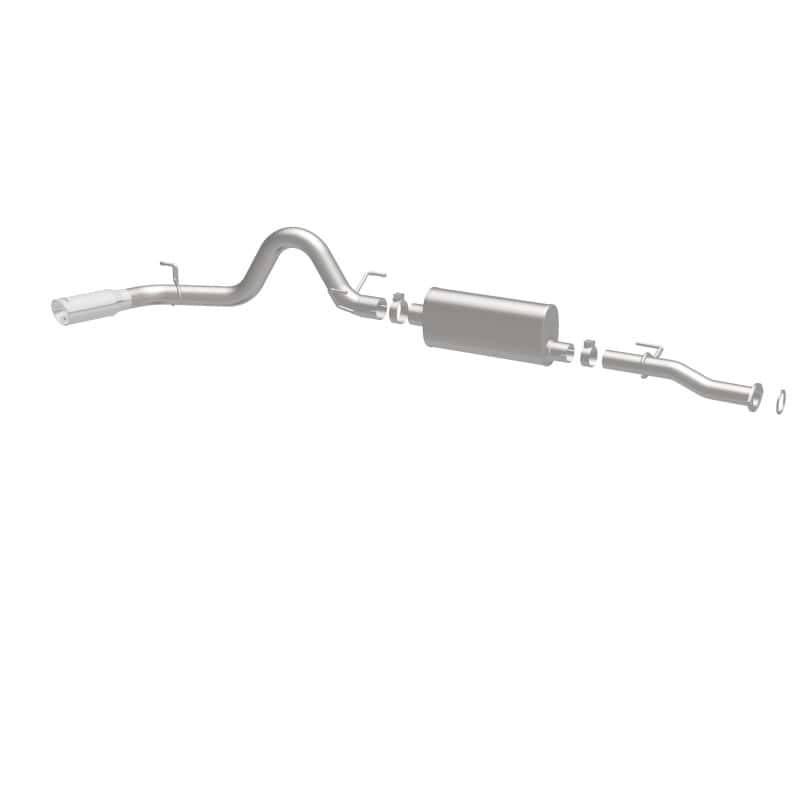 Magnaflow — MagnaFlow Cat-Back 2016 Toyota Tacoma 3.5L V6 SS 3in Single Pass Side Exit Rear 4in Tip
Cat-Back - view 10