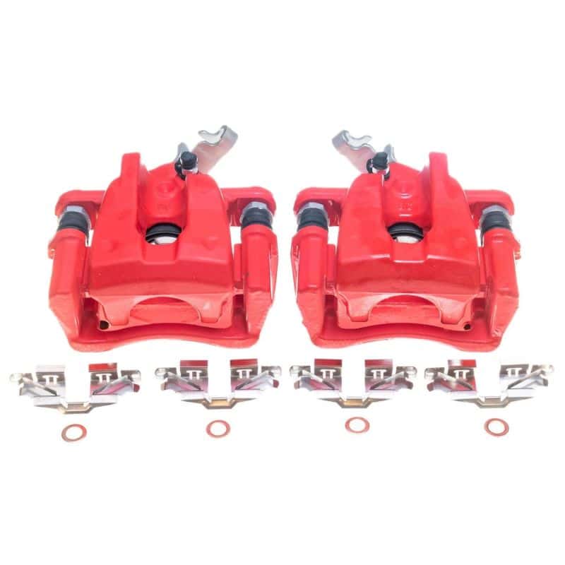 PowerStop — Power Stop 09-10 Pontiac Vibe Rear Red Calipers - Pair
Caliper Set - view 1
