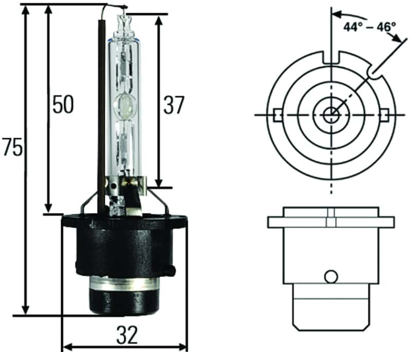 Hella — Hella D2S 35W High Intensity Discharge Capsule
BULB, HEADLight - view 20