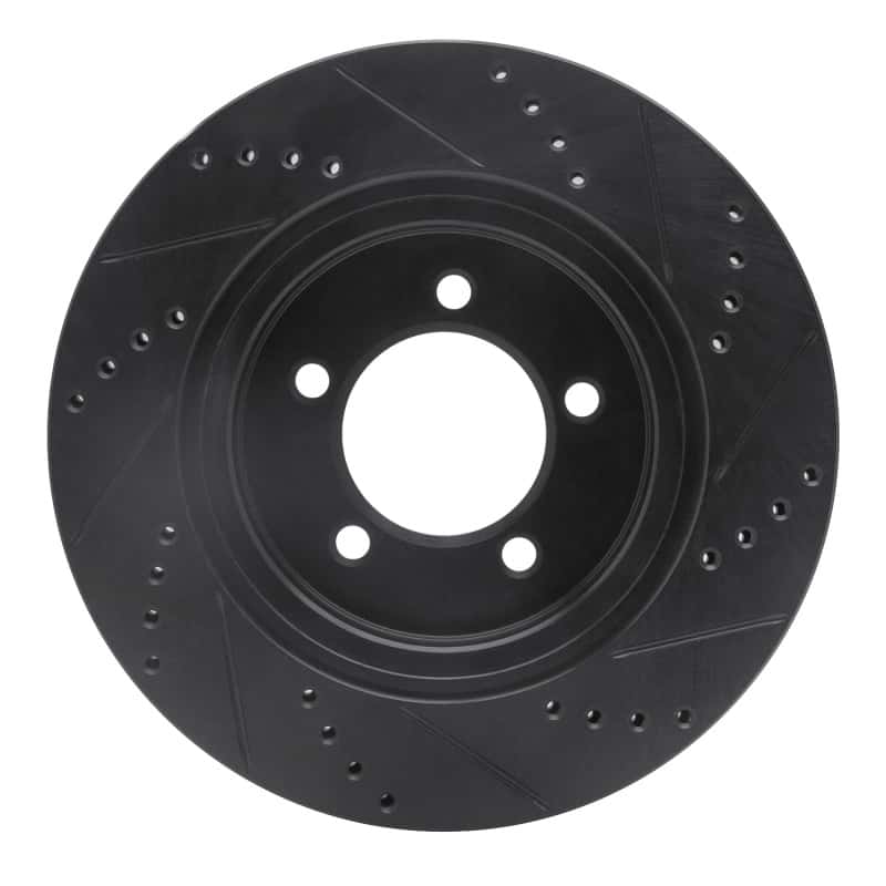 R1 Concepts — R1 06-10 Ford Explorer Front Left Drilled & Slotted Black Brake Rotor
R1 Brake Rotor Drill - view 5