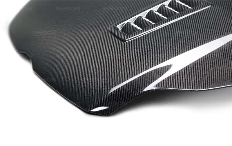 Seibon — Seibon 12-13 Ford Focus RS-Style Carbon Fiber Hood - view 14