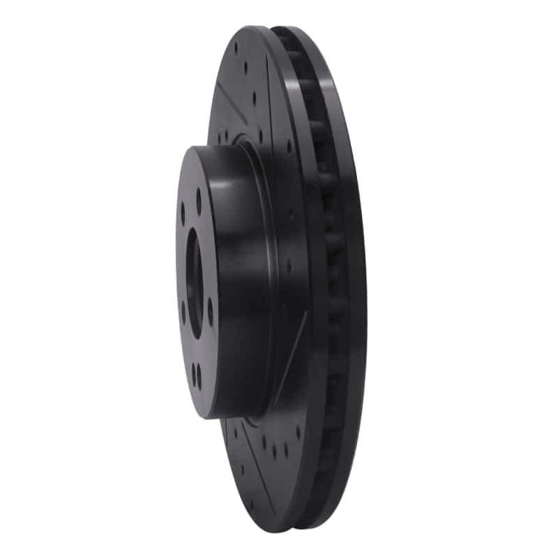 R1 Concepts — R1 16-23 Mercedes-Benz Metris Front Right Drilled & Slotted Black Brake Rotor
R1 Brake Rotor Drill - view 2