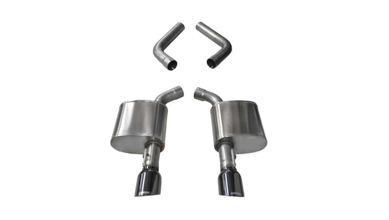 CORSA Performance — Corsa 2017-2020 Dodge Charger 6.4L/17-19 Dodge Charger 5.7L Black Sport AxleBack Exhaust w/4.5inTips
Exhaust - view 2