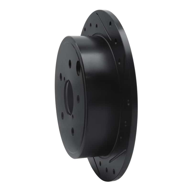 R1 Concepts — R1 15-21 Subaru WRX Rear Right Drilled & Slotted Black Brake Rotor
R1 Brake Rotor Drill - view 2