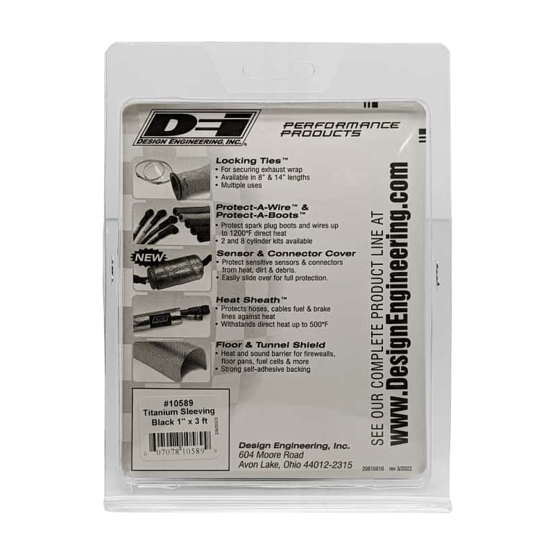 DEI — DEI Protect-A-Sleeve 1in I.D. x 36in - Black Titanium
Heat Shield Sleeve - view 6