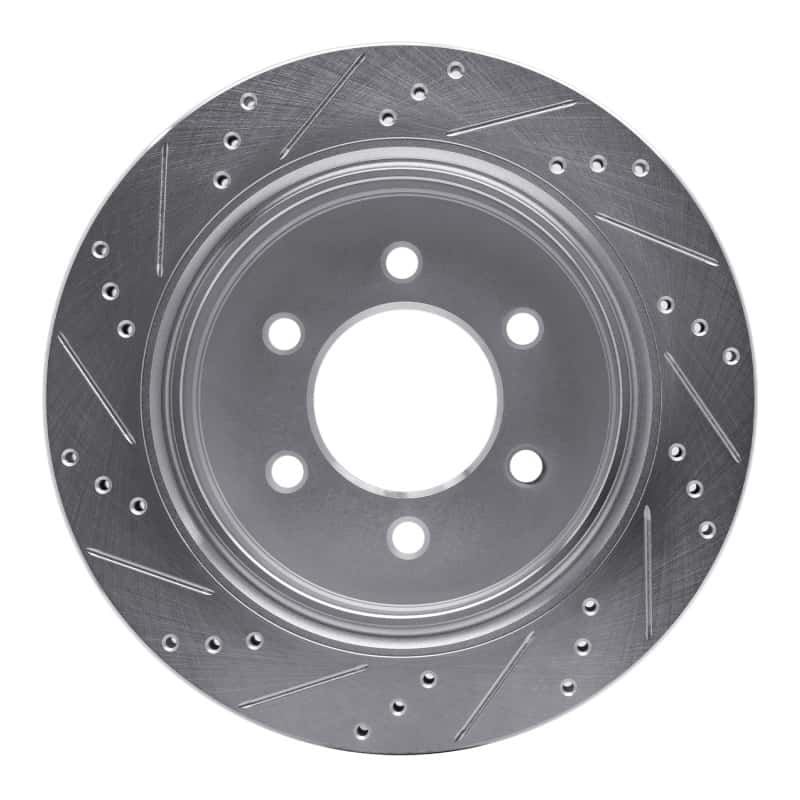R1 Concepts — R1 15-17 Ford F-150 RWD Rear Right Drilled & Slotted Silver Brake Rotor
R1 Brake Rotor Drill - view 5