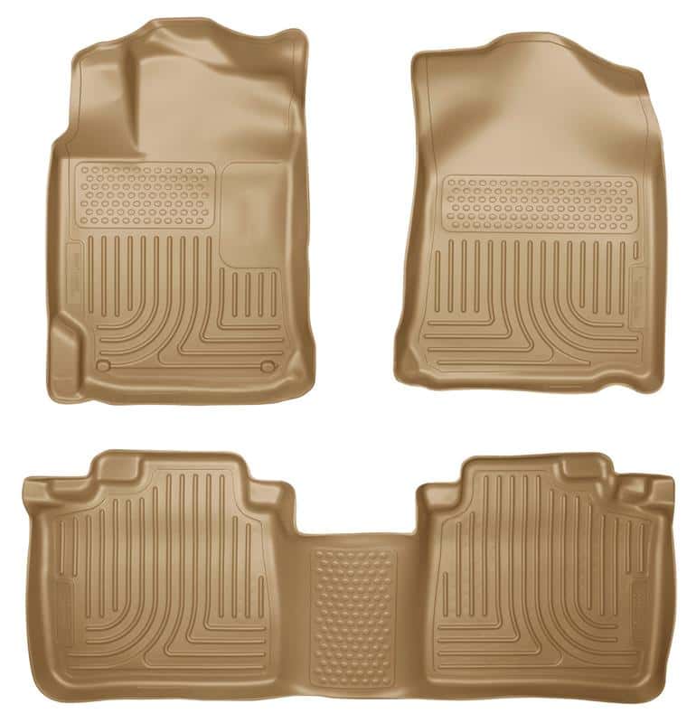 Husky Liners — Husky Liners 10-13 Lexus RX350/RX450h WeatherBeater Tan Front & 2nd Seat Floor Liners
Floor Liners - view 3