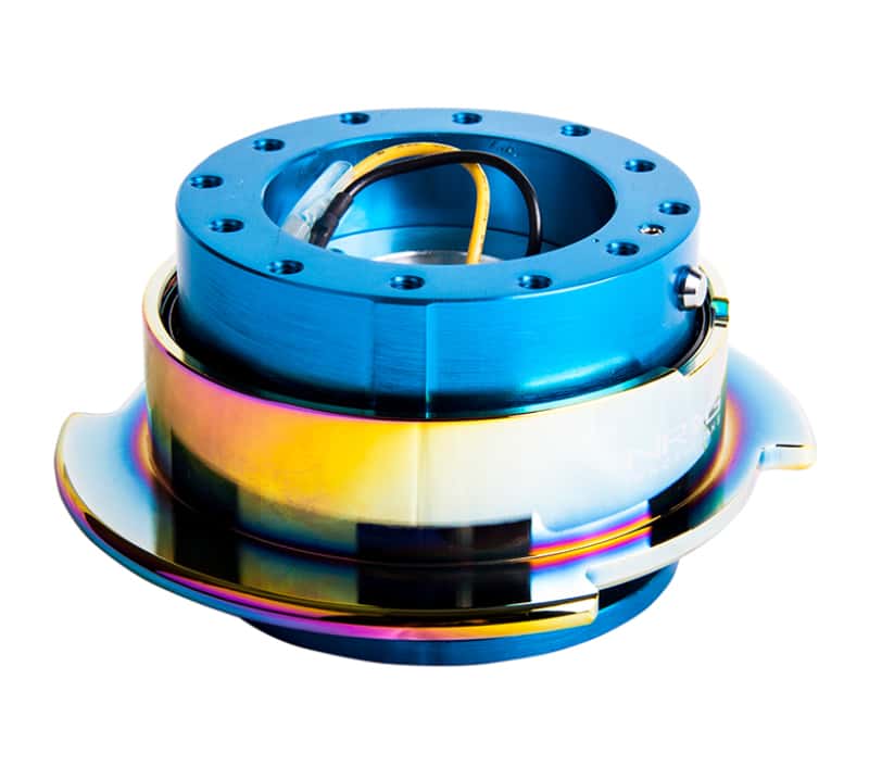 NRG — NRG Quick Release Gen 2.5 - New Blue Body / Neochrome Ring - view 3